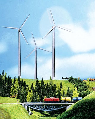 N Nordex Wind Generator with 12-16VAC Motor and 3-Blade Rotor, 2"x2"x16.34" (FLR232251)
