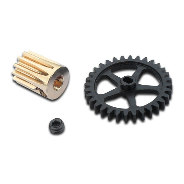 Brushless Conversion with 0.5M Spur Gear and 12T Pinion Gear: SCX24 (FTK2050)