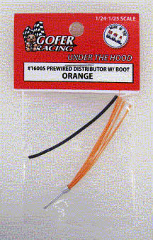 1/24 or 1/25 Orange Prewired Distributor with Aluminum Plug Boot (GOF16005)