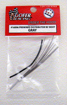 1/24 or 1/25 Gray Prewired Distributor with Aluminum Plug Boot (GOF16006)