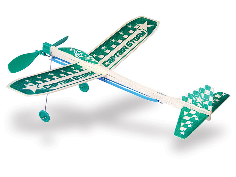 Captain Storm Motorplane Wood Model Kit (GUI44)