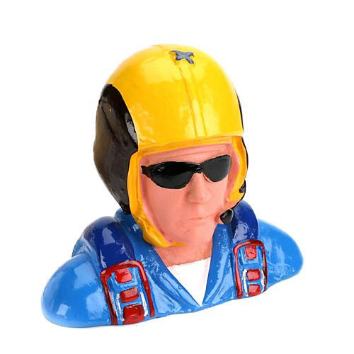 1/4 Civilian Pilotwith Aerobatic Helmet, Mic, and Sunglasses (HAN9124)