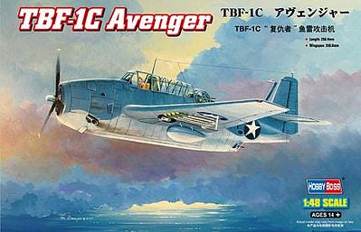 1/48 TBF-1C Avenger Plastic Model Kit (HBO80314)