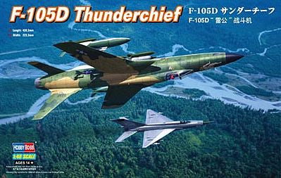 1/48 F-105D Thunderchief Plastic Model Kit (HBO80332)