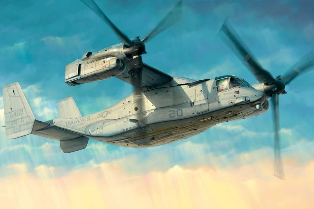1/48 MV-22 Osprey Plastic Model Kit (HBO81769)
