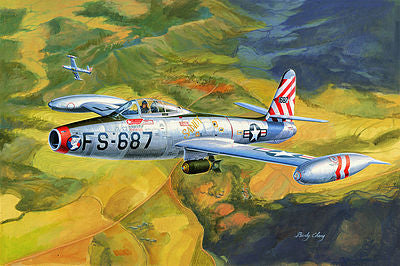 1/32 F-84E Thunderjet Plastic Model Kit (HBO83207)