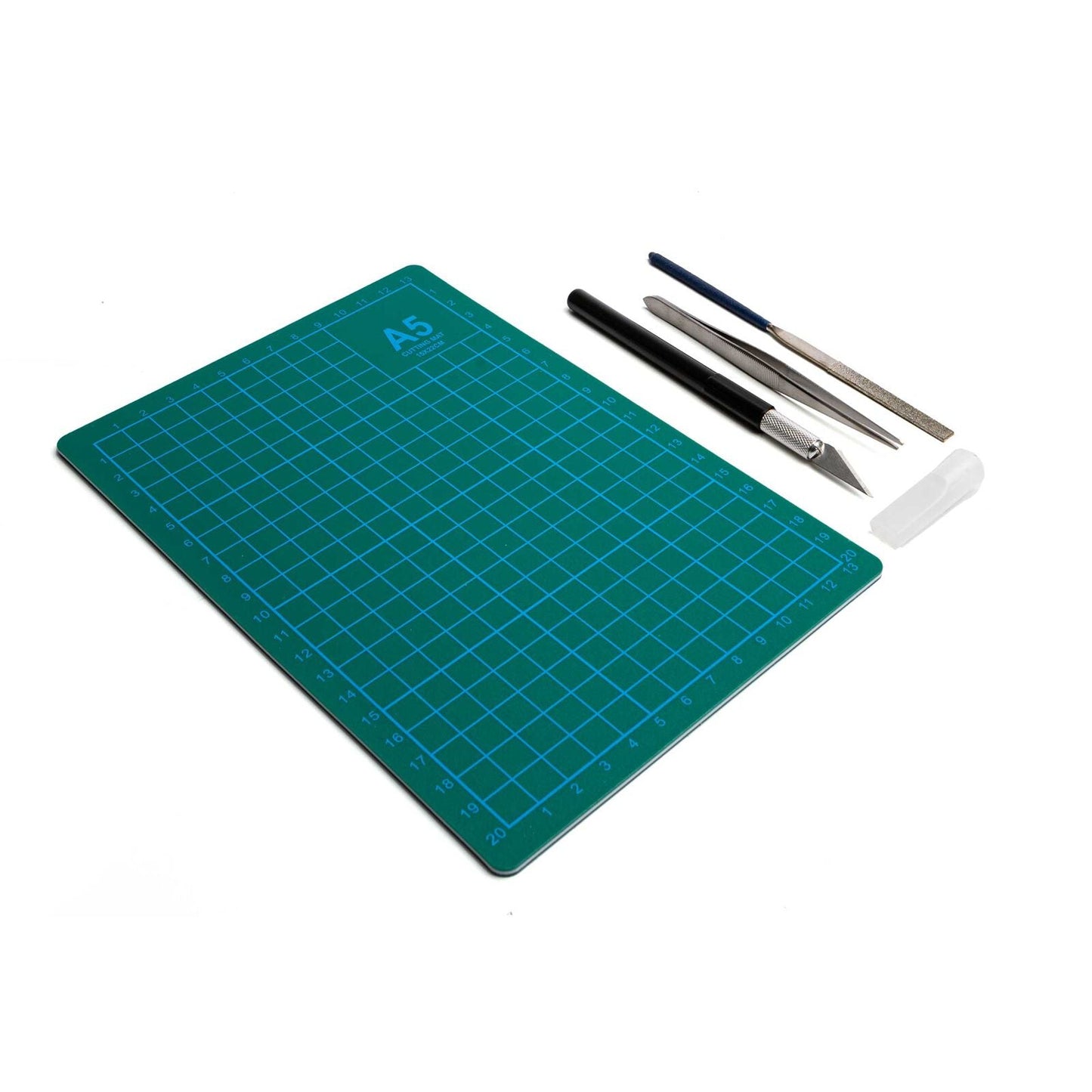 Cutting Mat Set With Knife, File, and Tweezer (HDXK0047)