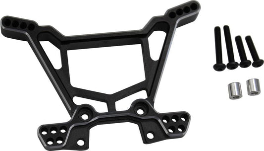 Aluminum Rear Shock Tower: Traxxas Rustler 4x4 (HRARUF3001)