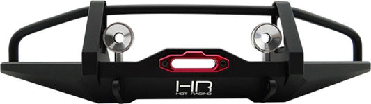 Aluminum Front Bumper with Winch Mount, Light Buckets: Fairlead (HRASCXT03WM01)