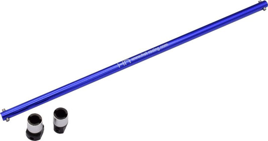 Blue Aluminum Heavy Duty Center Drive Shaft: Slash 4x4 (HRASLF25X06)