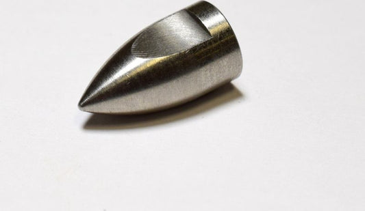 Stainless Steel Conical Bullet M4 Prop Nut: Traxxas M41, Spartan (HRASPN05N)