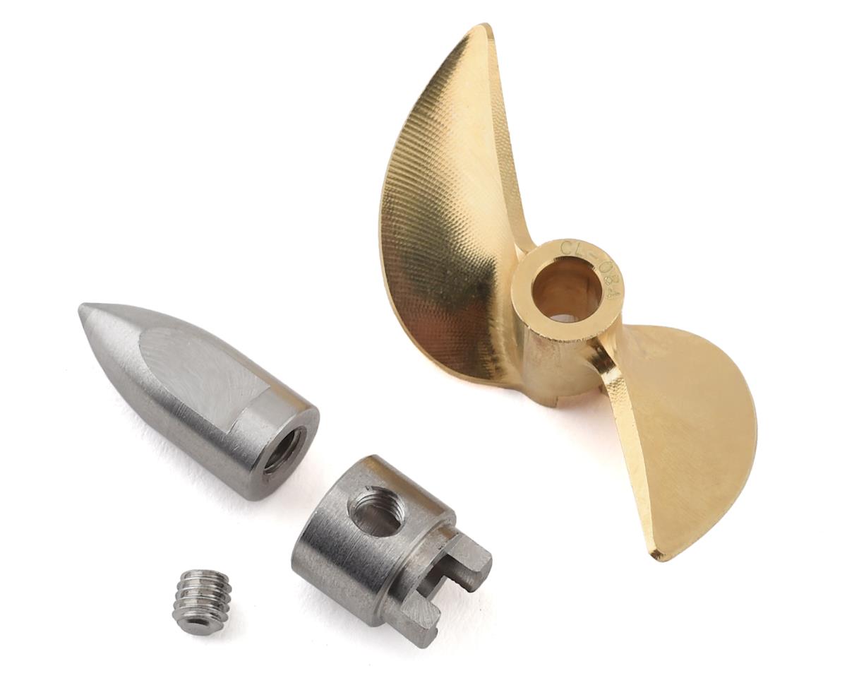 42x60mm Brass Prop Set Stainless Steel Bullet Nut Drive Dog: Traxxas M41, Spartan (HRASPN1000E)