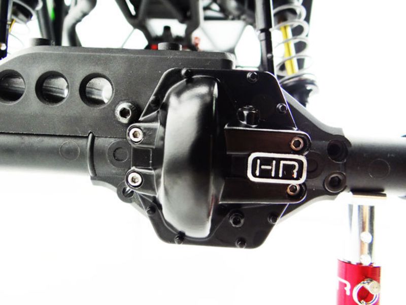 Metal Low Profile AR60 Differential Cover, Black: Axial RR10 (HRAWRA12CA01)
