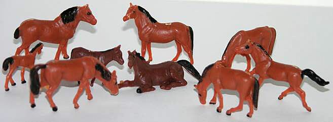 HO Assorted Horses (50) (HRP63608)
