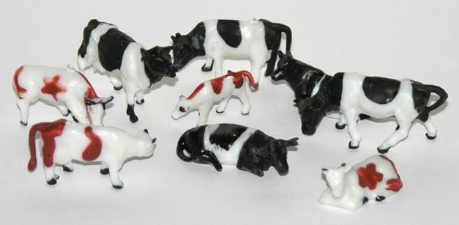 HO Assorted Cattle (50) (HRP63612)