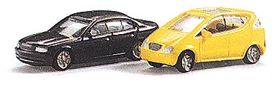 N Automobile Set, Mercedes A Class Compact and BMW 3 Series E46 4-Door Sedans (HRP65115)