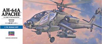 1/72 AH-64A Apache Plastic Model Kit (HSG00436)