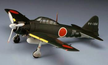 1/72 Mitsubishi A6M3 Zero Type 22/32 IJN Fighter Plastic Model Kit (HSG01456)