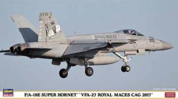 1/72 F/A-18 Super Hornet VFA-27 Royal Maces Plastic Model Kit (HSG02254)