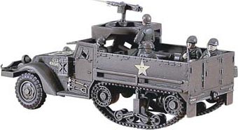 1/72 M3A1 Half Track with 5 Figures Plastic Model Kit (HSG31106)
