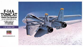 1/72 F-14A Tomcat Atlantic Fleet USN Plastic Model Kit (HSG544)