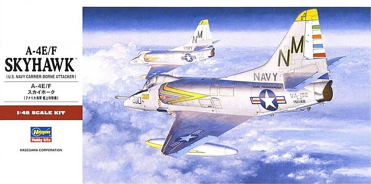 1/48 A-4E/F Skyhawk USN Plastic Model Kit (HSG7221)