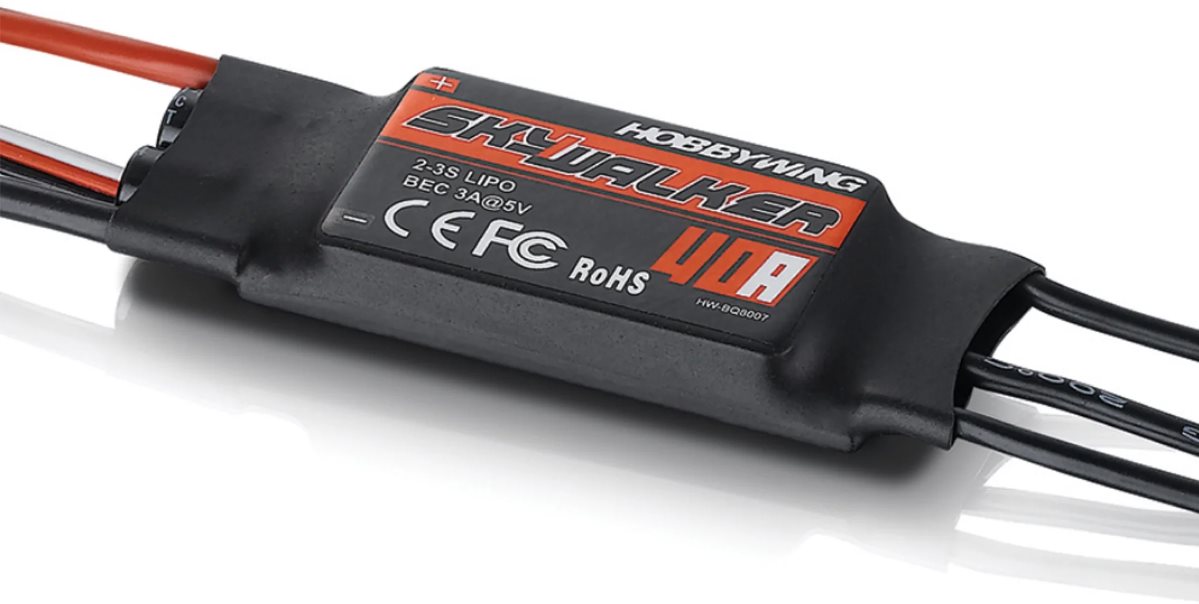 Skywalker 40A Brushless ESC, 2S-3S LiPo (HWI80060140)