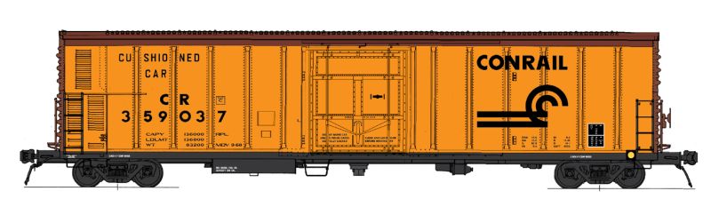 HO R-70-15 Refrigerator Car Single Car, Conrail (CR) (IMR34824)