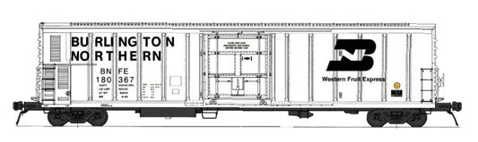 HO R-70-15 Refrigerator Car Single Car, Burlington Northern/Western Fruit Express (BNFE) (IMR34826)