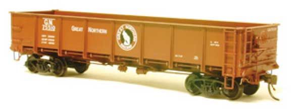 HO GS Drop Bottom Gondola, Great Northern (GN) #75584 (IMR3501043)