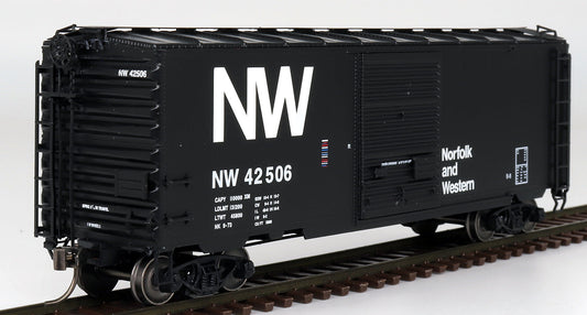 HO 40' PS-1 Boxcar, Norfolk Western (NW) #42506 (IMR4542403)