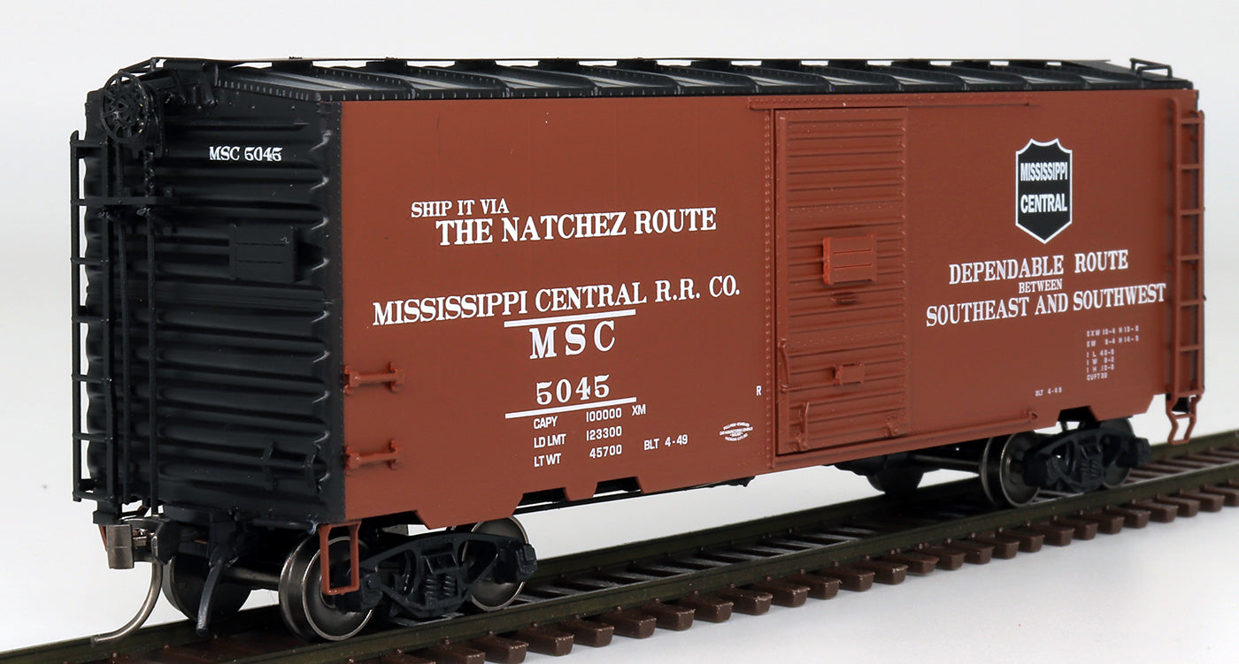 HO 40' PS-1 Boxcar, Mississippi Central Railroad (MC) #5045 (IMR4542503)