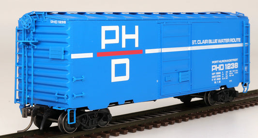 HO 40' PS-1 Boxcar, Port Huron & Detroit (PH&D) #1016 (IMR4542601)