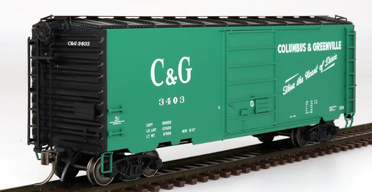 HO 40' PS-1 Boxcar, Columbus & Greenville (C&G) #3443 (IMR4548705)