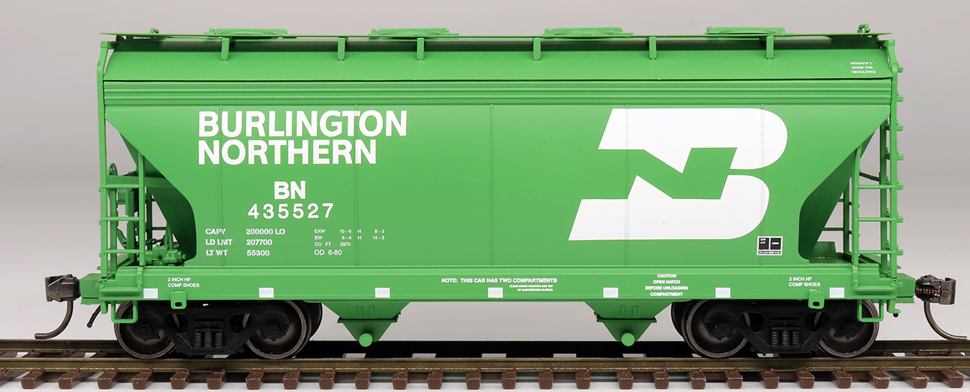 HO ACF Center Flow 2-Bay Hopper, Burlington Northern (BN) #435601 (IMR4652622)