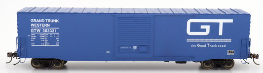 HO 60' PS-1 Boxcar, Grand Trunk Western (GTW), Blue #383367 (IMR4690602)