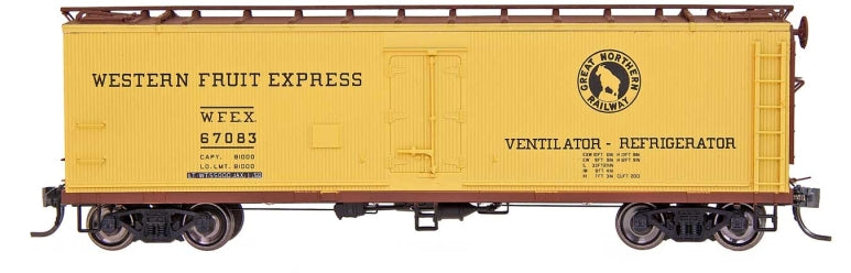 HO Wood Refrigerator Car, WFE, Great Northern Ventilator & Refrigerator (WFEX) (IMR47721)