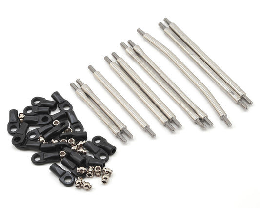 1/4" Stainless Steel Link Kit (10): SCX10II with 12.3" Wheelbase (IRC00070)