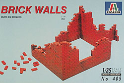 1/35 Shelled Brick Walls Plastic Model Kit (ITA0405)
