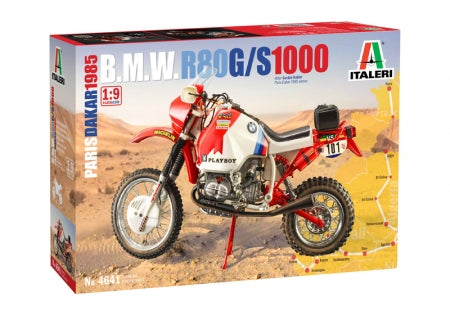 1/9 1985 BMW R80 G/S 1000 Paris Dakar Plastic Model Kit (ITA4641)