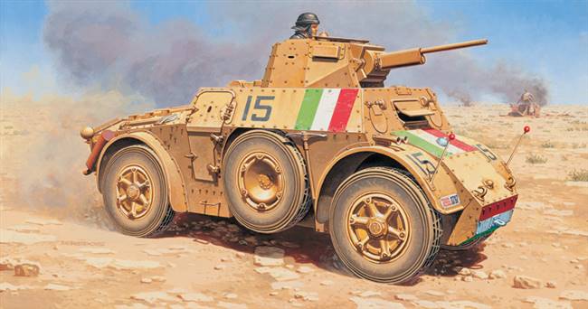 1/72 Autoblinda AB 41 Plastic Model Kit (ITA7051)