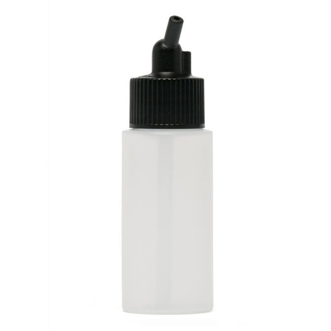 Big Mouth Airbrush Bottle with 20mm Adaptor Cap 1oz (IWAA4701)