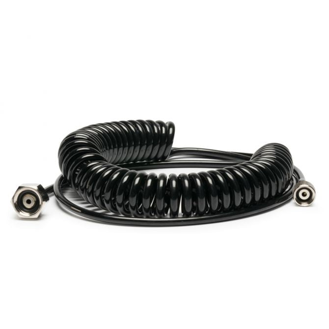 Cobra Coil Airbrush Hose with Iwata Airbrush Fitting and 1/4" Compressor Fitting 10' (IWACTI10)