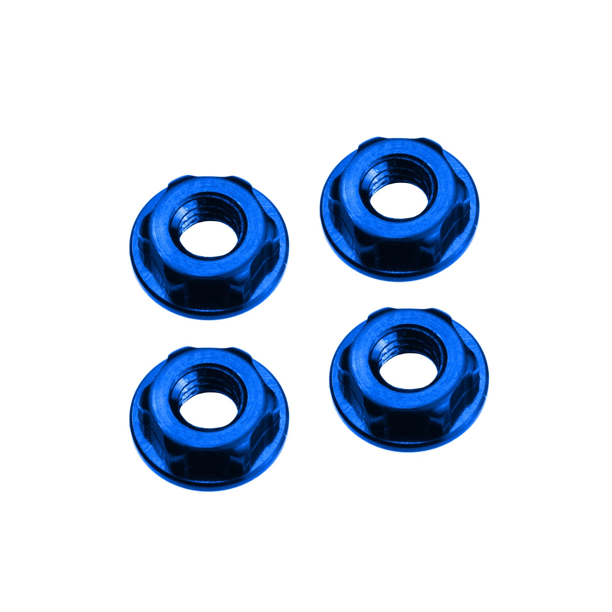4mm Low-Profile Locking Wheel Nut, Blue (4) (JCO21561)