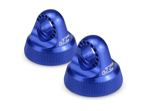 Fin, 12mm V2 Blue Shock Cap for B5M, T5M, SC5M (2)  (JCO24901)