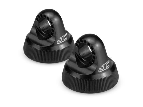 Fin, 12mm V2 Black Shock Cap for B5M, T5M, SC5M (2) (JCO24902)