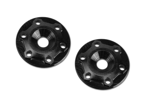 B6/B6D Finnisher Aluminum Wing Buttons, Black (JCO25792)