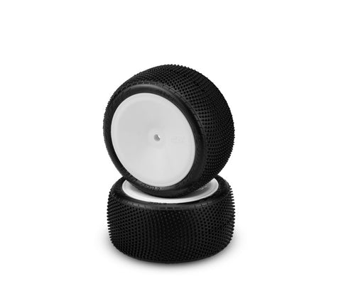 Fuzz Bite Pre-Mounted Low Profile Tires on 3348W Wheels for 1/10 Buggy ...