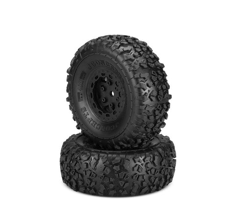 Landmines, Pre-Mounted Tires on #3393B Wheels for Traxxas UDR, Yellow Compound (2) (JCO40113095)