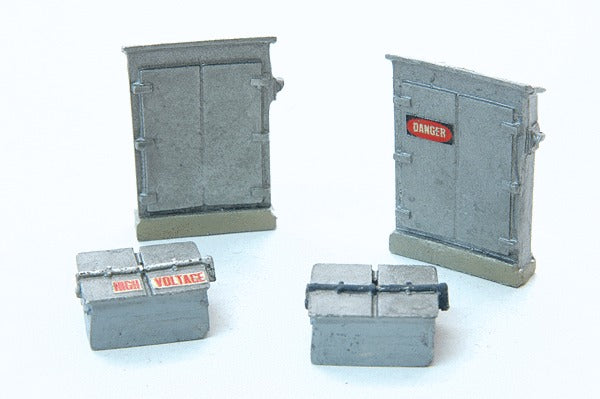 HO Ground Box (Battery Well) Detail Set, Unpainted (JLI495)